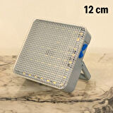 Dış Mekan ve Kamp İçin USB İle Şarj Olan 4 Farklı Işık Modlu Güçlü  Projektör Lamba 200W 3600 Mah 