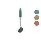 RENKLİ SİLİKON ÇOK AMAÇLI TEMİZLİK FIRÇASI PLASTİK SAPLI=SİLİKON KILIFLI 26.5CM (4490)