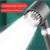 Yeni Nesil Çok Masajlı Fonksiyonlu Ayarlanabilir Arıtmalı Krom Kaplı Duş Başlığı El Duşu  