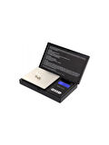 Professional Hassas Terazi 500 gram Kapasiteli 0.1 Hassasiyetli Dijital Kapaklı Tartı  