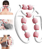 Selülit Masaj Aleti 9 Tekerlekli Lenf Drenaj Rulosu (4490)