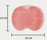 Vantuzlu Banyo Sırt Fırçası ve Masaj Matı (4490)