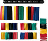 164 Parça Set Isıyla Daralan Makaron Kablo Koruyucu Kılıf (4490)