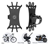 Esnek Silikon Örümcek Bisiklet Telefon Tutucu (4490)