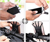 Esnek Silikon Örümcek Bisiklet Telefon Tutucu (4490)