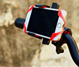 Lastik Destekli Standlı Bisiklet Telefon Tutucu (4490)