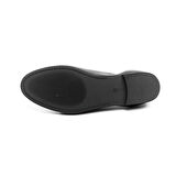 Hakiki Deri Tokalı Bantlı Kadın Babet 