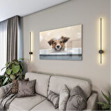 Hayvan Cam Tablo - Sevimli Dostlar Banyoda - Yatay Motif 02-035
