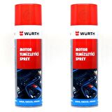 2X Würth Motor Temizleyici Sprey 500 ml (Su Gerekmez)