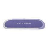 OVAL   DÜZ RENKLİ  SU EMİCİ - SİHİRLİ  BANYO PASPASI  ELASTİK  116 X 37.5CM (5224)