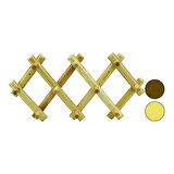 AHŞAP 10 KOLLU AKORDİYON DUVAR ASKISI (5224)