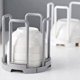 Tabak Bardak Kase Standı Bulaşık Kurutma Tutucu Mutfak Düzenleyici Organizatör (5224)