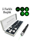 Yeşil Lazer Pointer USB Şarjlı 5 km Etki Alanı! (5224)