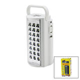 24 LEDFİŞ ŞARJLI - POWERBANKLEDLİ IŞILDAK LAMBA 6V 4.0AH AKÜTAŞIMA KULPLU RD-24 (5224)