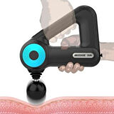 12 Farklı Başlıklı Profesyonel Masaj Tabancası - Kas Gevşetici ve Yorgunluk Giderici Masaj Aleti (5224)