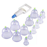 Hacamat Kupası 12’li Çekme Seti Vakumlu Masaj Aleti (5224)