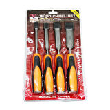 WOOD CHISEL 4 PARÇA 6-12-18-24MM İSKARPELA SET (5224)