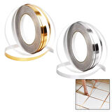 GOLD - GÜMÜŞ  DERZ ARASI YAPIŞKANLI BANT  10MM X 45MT (5224)