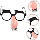 Eğlenceli Kılık Değiştirme Kaş Bıyık Mizah Gözlüğü 9x13 cm (5224)