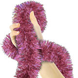 Parti İçin Sim Süs 2 Metre Uzunluk 8 cm Genişlik Pembe Renk İthal (5224)