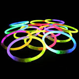 Glow Fosforlu Neon Bileklik 50 Adet (5224)