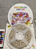 10 Metre, Led Şerit, Usb Bağlantılı, Kumandalı, Ambiyans Işığı SDR-LED-109 (5224)