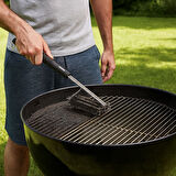 Mangal Izgara Temizleme Fırçası – Paslanmaz Çelik Telli, Uzun Saplı Grill Temizlik Aparatı Mangal Temizlik Fırçası (5224)