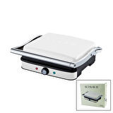 BEYAZ IZGARA VE TOST MAKİNESİ AYARLANABİLİR ISI 180 DERECE AÇILABİLİR ÜST GÖVDE SSM-2571 (5224) AZ-5224Gok112033