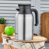 2LT 304 ÇELİK K MODEL TERMOS INOX SERİSİ12 SAAT SICAK - 24 SAAT SOĞUKÇİFT CONTALI KAPAK (5224) AZ-5224Gok223678