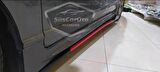 Üniversal Piano Black Kulaklı Flaplı Marşpiyel Lipi Bıçağı Kırmızı