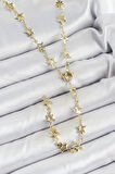 Pirinç Gold Renk Yıldızlı Kadın Y Kolye