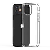 Gpack Apple iPhone 12 Mini Kılıf Coss Şeffaf Sert KapakNano Glass