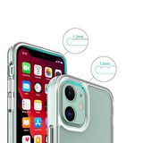 Gpack Apple iPhone 12 Mini Kılıf Gard Nitro Şeffaf SilikonNano Glass