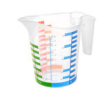 Ölçü Kabı Dereceli Renkli 1000 ML + 300 ML Set