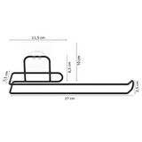 Kendiliğinden Yapışkanlı Krom Paslanmaz Metal Havlu Kağıtlık Aparatı (5332)
