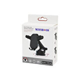 ARAÇ - OTO TELEFON TUTUCU  360° KADEMELİ-UZAYAN-KISALAN KOL  VANTUZLU - OYNAR BAŞ VE KOLLAR (5332)