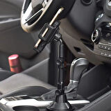 Teleskopik Araç Bardak Yerine Giren Telefon Tutucu (5332)