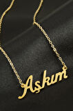 Aşkım isimli kolye (Kişiye Özel)
