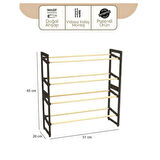 4 Katlı Ahşap Ayakkabılık (1 Adet)