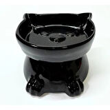  Ayaklı Kulaklı Seramik Mama Kabı 