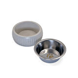  Mikopet Organik Seramik Mama Kabı Gri