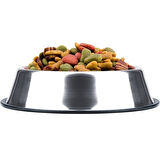  Paslanmaz Çelik Metal Mama Kabı 34 cm 