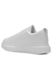 Günlük Erkek Sneaker Casual Kalın Yüksek Queen Taban Oval Burun Bant Detaylı Spor Ayakkabı 109
