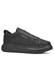 Günlük Erkek Sneaker Casual Kalın Yüksek Queen Taban Oval Burun Bant Detaylı Spor Ayakkabı 109