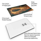 Fantastik ve Korku Cam Tablo - Karışık - Dikey Motif 01-107