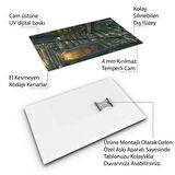 Fantastik ve Korku Cam Tablo - Karışık - Dikey Motif 01-115