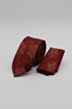 Açık Kırmızı Desenli 6 Cm Kravat 1090240106
