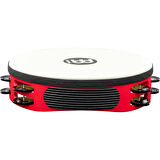 Meinl TAH2BK-R-TF Traditional Wood Frame Steel Jingles 2 Rows 10" Tamburin (Kırmızı)