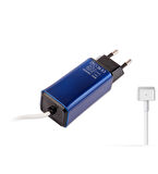 Apple MacBook 45W-60W MagSafe 2 Mini Adaptör Laptop Şarj Mavi( Apple Uyumludur. )