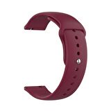 Gpack Amazfit GTR Lite 47mm Kordon Mat Düz Renkli Silikon